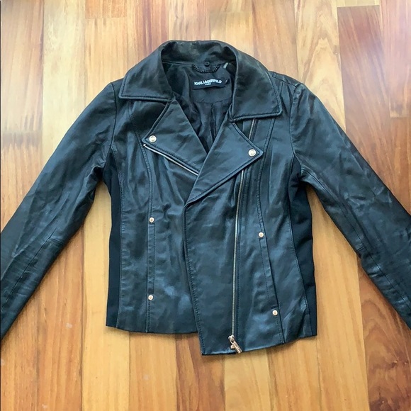 Karl Lagerfeld Jackets & Blazers - Karl Lagerfeld leather jacket
